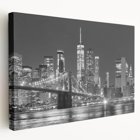 Large abstract canvas in muted gray and blue tones, ideal for kitchen wall art.