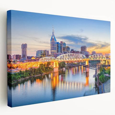 Large abstract canvas art in cool blue and gray tones, ideal for kitchen wall decor.