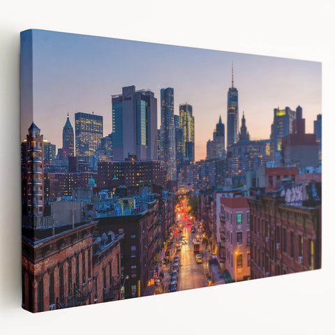 Large abstract canvas print featuring swirling blue and green hues, ideal for kitchen wall art.