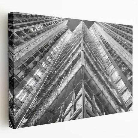Large abstract canvas art with swirling blue and gray tones, suitable for kitchen wall decor.