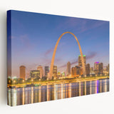 Large abstract kitchen art on canvas, featuring swirling blue and white patterns, suitable for modern kitchen decor.