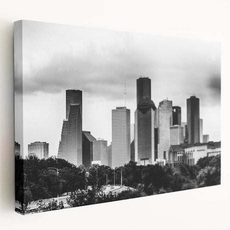 Large abstract canvas featuring swirling blue and gray tones, ideal for kitchen wall art.