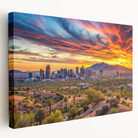 Large abstract acrylic print in blue and gray tones, suitable for kitchen wall art.