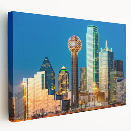 Large abstract canvas print in vibrant blue and green tones, ideal for kitchen wall art.
