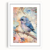 Elegant white frame with a mat, showcasing a minimalist design, perfect for highlighting artwork or photos in a contemporary setting. Ideal for home decor and gallery displays.