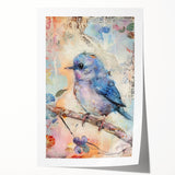 Rolled canvas print showcasing vibrant African tribal wall art with intricate patterns and rich colors, securely packaged in a durable cardboard tube for safe delivery.