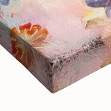 Close-up view of a vibrant African tribal wall art canvas, showcasing intricate designs and textures, ideal for home decor and cultural expression. Perfect for enhancing living spaces.