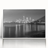 Art deco poster featuring a geometric pattern in muted gold and navy tones, printed on canvas.