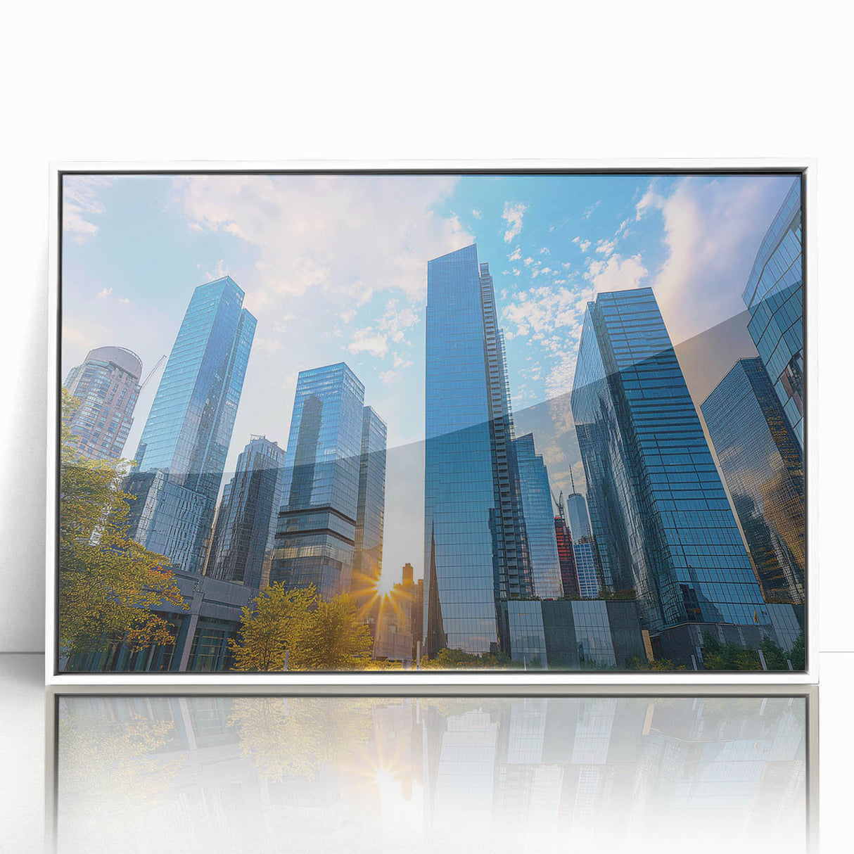 Art deco poster featuring a geometric pattern in pastel shades on a canvas, ideal for nursery wall art.