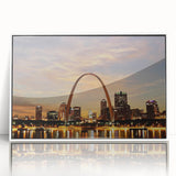 Art deco poster featuring a geometric pattern in muted gold and teal tones, ideal for nursery wall decor.