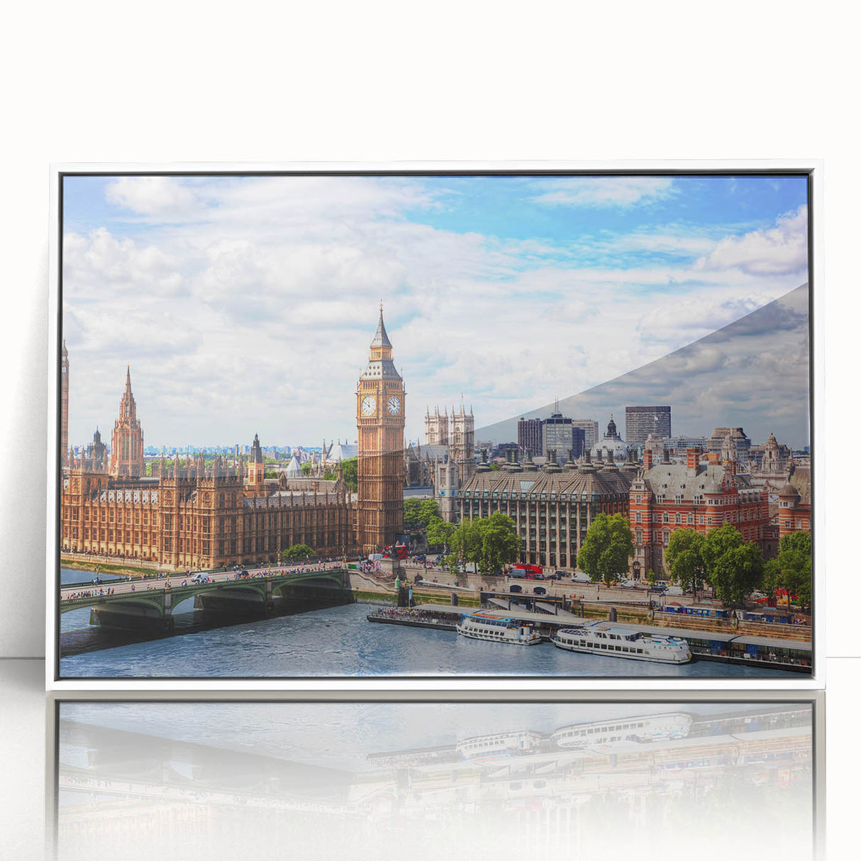 Art deco poster featuring a geometric pattern in muted gold and teal tones on acrylic print, suitable for nursery wall art.