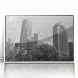 Art deco poster featuring a geometric pattern in gold and black on canvas, ideal for nursery wall decor.