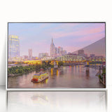 Art deco poster featuring a geometric pattern in pastel shades on canvas, ideal for nursery wall art.