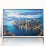 Art deco poster featuring a geometric pattern in pastel shades on rolled canvas, suitable for nursery wall art.