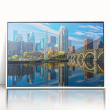 Art deco poster featuring a geometric pattern in muted gold and teal tones on canvas, ideal for nursery wall decor.