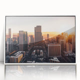 Art deco poster featuring a stylized geometric pattern in pastel shades on canvas, suitable for nursery wall art.