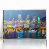 Art deco poster featuring a geometric pattern in pastel shades on canvas, ideal for nursery wall art.