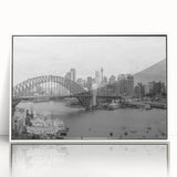 Art deco poster featuring a stylized geometric pattern in muted gold and teal tones on canvas, suitable for nursery wall art.