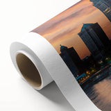 Art deco poster featuring a geometric pattern in pastel shades, ideal for nursery wall art or dining room decor.