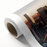 Art deco poster featuring pastel-toned playful animals on canvas, ideal for nursery wall art.