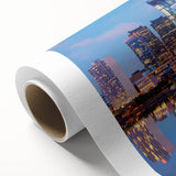 Art deco poster of stylized animals in pastel tones on canvas, ideal for nursery wall art.