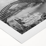 Art deco poster featuring geometric shapes and metallic gold and black tones on canvas, ideal for dining room wall art.