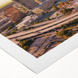 Art deco poster featuring geometric patterns in gold and black, suitable for dining room wall art.