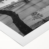 Art deco poster featuring a geometric pattern in gold and black, printed on high-quality paper.