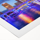 Art deco poster featuring a geometric pattern in gold and black tones, suitable for dining room or bathroom wall art.