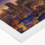 Art deco poster featuring geometric patterns in gold and black, ideal for dining room or bathroom wall art.