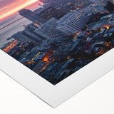 Art deco poster featuring a geometric pattern in muted gold and black, ideal for dining room or bathroom wall art.