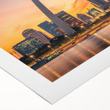 Art deco poster featuring geometric patterns in black and gold on canvas, suitable for dining room or bathroom wall decor.