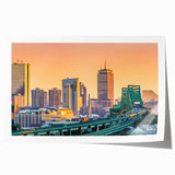 Extra large canvas print of vibrant floral art in pastel shades, ideal for dining room or bathroom wall decor.