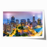 Extra large canvas print of a floral art featuring muted pink and green tones, ideal for dining room or bathroom decor.