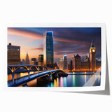 Extra large canvas print featuring a floral design in muted pastel shades, suitable for dining room or bathroom wall art.