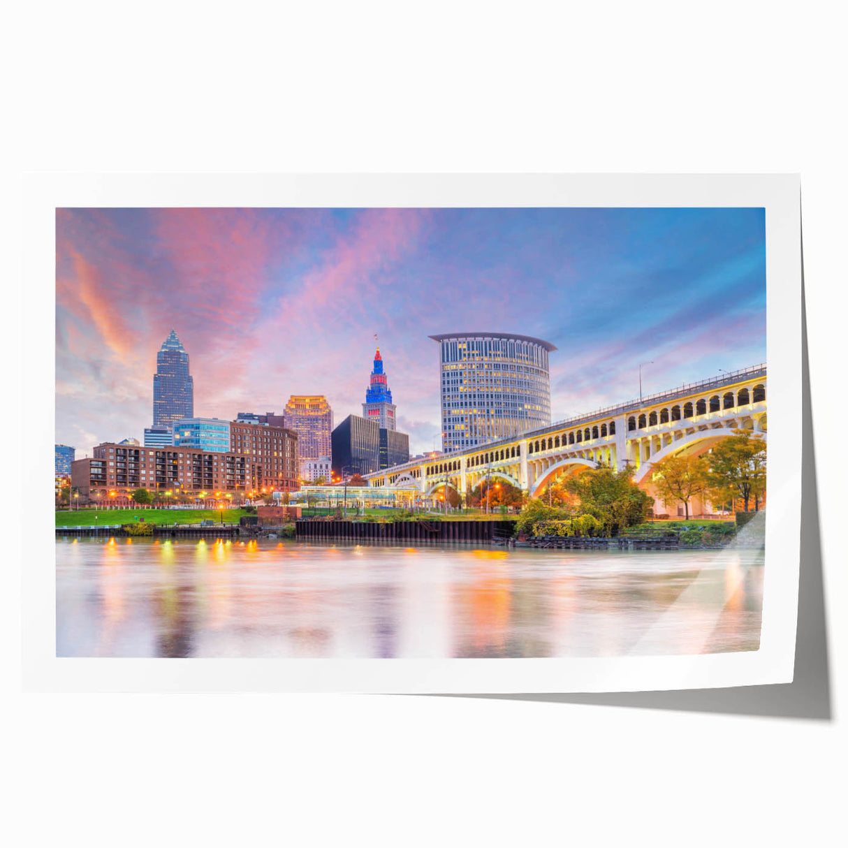 Extra large canvas print of vibrant, multicolored floral patterns, ideal for art wall dining room or bathroom.