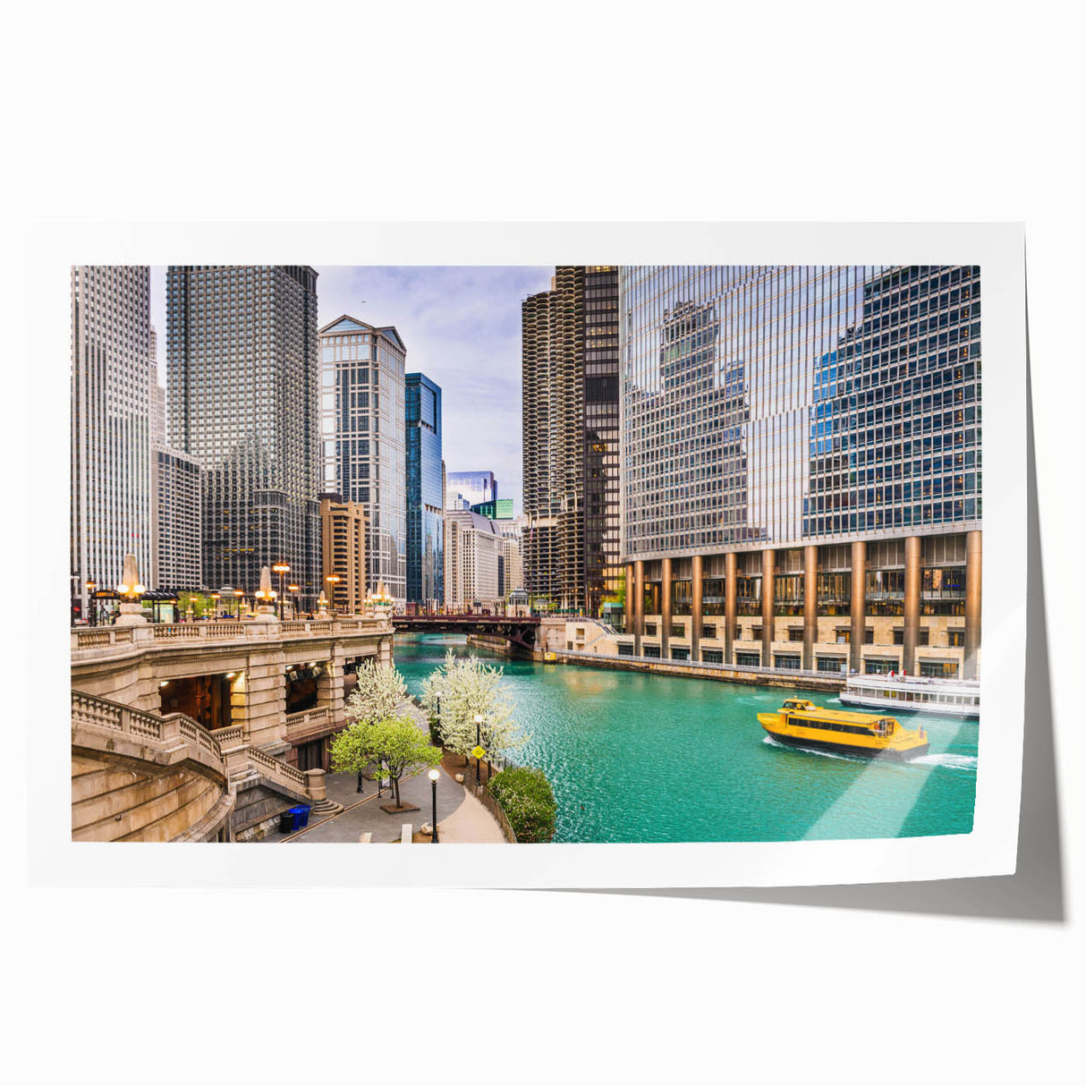Extra large canvas print of vibrant multicolored floral patterns, ideal for art wall dining room or bathroom decor.