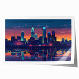 Extra large canvas with vibrant floral art featuring red and pink blooms on a black background.