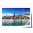 Extra large canvas print of vibrant multicolored floral art, ideal for dining room or bathroom wall decor.