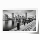 Extra large canvas print featuring a floral design in soft pastel shades.