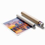 Extra large floral art on canvas, featuring soft pink and white blooms.