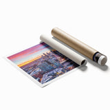 Extra large canvas featuring a floral design in pastel shades, ideal for classy bathroom or large living room wall art.