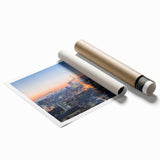 Extra large canvas print featuring a detailed floral design in soft pastel shades.