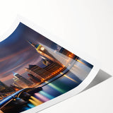 Extra large wall art featuring line art flowers in black on a white canvas, suitable for large living room decor.