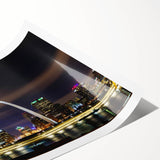 Extra large wall art featuring line art flowers in black on white canvas, ideal for large living room decor.