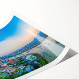 Extra large wall art featuring line art flowers in black and white, ideal for large living room ambiance.