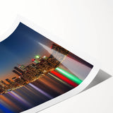 Extra large wall art featuring line art flowers in black on white canvas, suited for large living room decor.