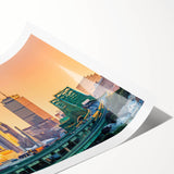 Extra large wall art featuring line art flowers in black on white canvas, ideal for large living room wall decor.