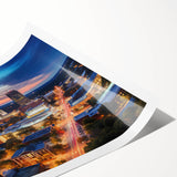 Extra large wall art featuring line art flowers in black on a white canvas, ideal for large living room decor.