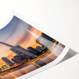 Extra large wall art featuring line art flowers in black on a white canvas, suitable for large living room decor.